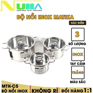 Bộ nồi inox Matika MTK-C5