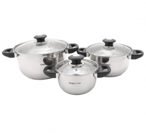 Bộ nồi inox Nagakawa NAG1303 - 3 nồi