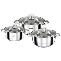 Bộ Nồi Inox Nagakawa NAG1304 - 3 Nồi Đáy 4 Lớp