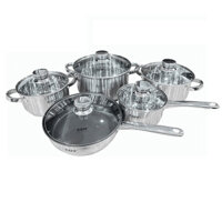 Bộ Nồi Inox Nấu Bếp từ Kaff KF-ST005FR