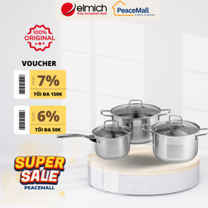 Bộ nồi inox Smartcook 2101OL size 16-20-24cm