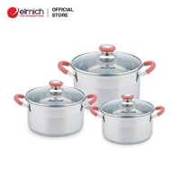 Bộ nồi Inox Smartcook 3 chiếc cỡ 182226cm EL3336