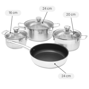 Bộ nồi inox Smartcook SM2101MN