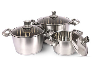 Bộ nồi inox Sowun SW323, 3 đáy