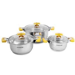 Nồi Sunhouse SH 787 - Bộ 4 nồi Inox
