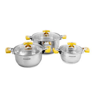 Nồi Sunhouse SH 787 - Bộ 4 nồi Inox