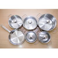 Bộ nồi inox WMF Diadem Plus 6 chiếc