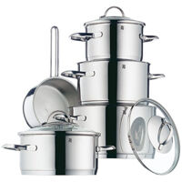 Bộ nồi inox WMF Provence Plus Set 5 chiếc nắp kính
