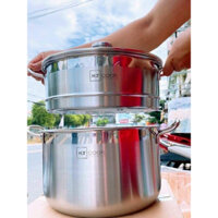 Bộ Nồi KÈM Xửng HẤP  28cm  HT-Cook