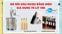 Bộ nồi nấu rượu bằng điện gia dụng 70 lít 1NK