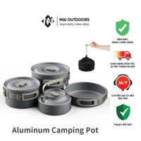 Bộ nồi nhôm dã ngoại 4-7 người Naturehike CNK2450CF010