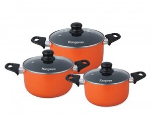 Bộ nồi nhôm Kangaroo KG932