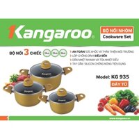 Bộ nồi nhôm Kangaroo KG935