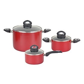 Bộ nồi nhôm không dính HappyCook Norway HC-06NLA - 6 món