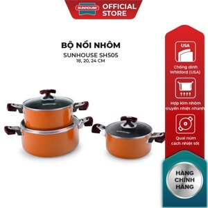 Bộ nồi nhôm Sunhouse SH505 (SH 505)