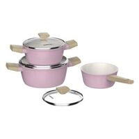 Bộ nồi phủ sứ Sunhouse SHG7979MP1