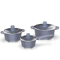 Bộ nồi quánh vân đá đáy từ Sunhouse SHG2003MMA