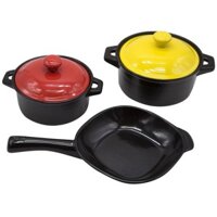 Bộ nồi sứ Royalcooks Molise 2L,3L & chảo sứ Size 27cm (RC-M23)