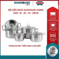 BỘ NỒI SUNHOUSE 3 ĐÁY SH895