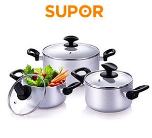 Nồi Supor HAD6S1 (HAD-6S1) - Bộ nồi 03 chiếc