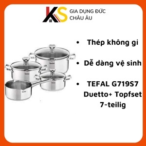 Bộ nồi Tefal G719S7 Duetto