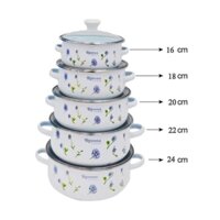 bộ nồi tráng men