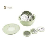 Bộ nồi trộn với bộ bát trộn - Bộ lọc cho nhà bếp, Bộ lọc thực phẩm và bộ lọc, Bộ lọc mì ống, Thiết yếu tại nhà A Dễ sử dụng