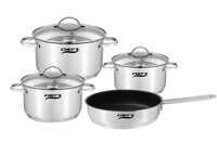 Bộ nồi từ 4 chiếc EH-CW4430 hãng Chefs