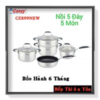 Bộ Nồi Từ INOX 5 Món Cao Cấp CANZY CZ899