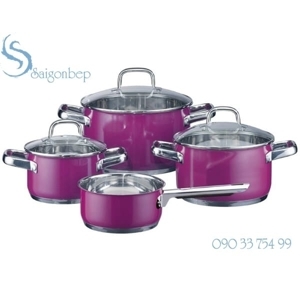 Bộ nồi từ Inox ELO PURPLE 4 chiếc