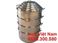 Bộ Nồi và Xửng Hấp Inox 304 3 Tầng Size 600 NH-D600-3T