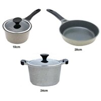 bộ nồi vân đá lock&lock - nồi vân đá lock&lock