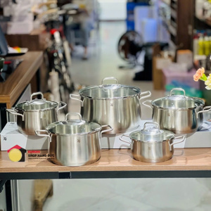 Bộ nồi WMF Brilliant 5 nồi + 1 chảo