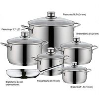 Bộ nồi WMF DIADEM PLUS 6PC COOKWARE SET 0730026040