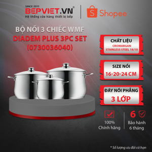 Bộ nồi WMF Diadem plus (lus) 6pc 6 chiếc