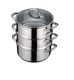 Bộ nồi xửng hấp 3 tầng Lock&lock LLH1202 20cm