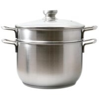 Bộ nồi xửng hấp FiveStar Standard inox 430 nắp kính tặng ( 26cm ) , dày 0.7mm , dùng được bếp từ , hồng ngoại , gas