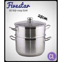 Bộ Nồi Xửng Hấp Inox 3 Đáy Fivestar 28cm