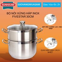 Bộ Nồi Xửng Hấp Inox Fivestar 30cm