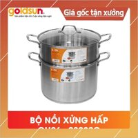 Bộ nồi xửng hấp inox GOLDSUN GH26-2303SG 30cm