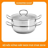 Bộ nồi xửng inox Fivestar size 20cm