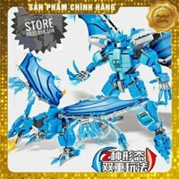 Bộ non-Lego Mingdi 10070 Lắp Ráp Robot Rồng Biến Hình 2 in 1 ( 479 Mảnh ) [ Hàng Có Sẵn ]