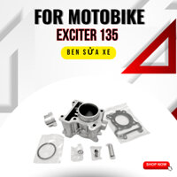 Bộ nòng (hơi) Ex 135 5 số kèm xéc măng piston bạc