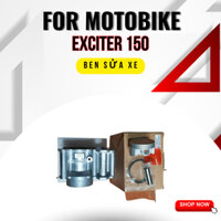 Bộ nòng (hơi)  Exciter 150 đủ bộ mã 2ND kèm xéc măng pittong bạc