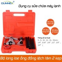 Bộ nong loe ống đồng lệch tâm DONGLI loại 2 kẹp có dao cắt, bộ lã ống đồng sửa chữa điều hòa, máy lạnh cao cấp