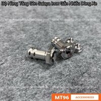 Bộ Nòng Tăng Chỉnh Sên Xích, Núm Tăng Sên Xích Salaya Inox Cnc Gắn Wave Dream Future Exciter Và Nhiều Xe Khác
