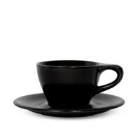 Bộ NotNeutral Black LINO Dbl Capp Cup & Scr 180ml ( LINOBLK180CS )