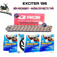 BỘ NSD EX135/150 - SÊN RACING BOY + NHÔNG DĨA RECTO THÁI
