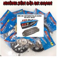 BỘ NSD - SÊN EK CHAIN ĐEN + NHÔNG DĨA RECTO DÀNH CHO EXCITER135 VÀ 150