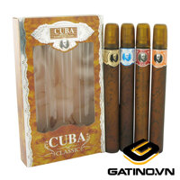 Bộ nước hoa 4 chai Cuba Paris for Men Gift Set Gold Red Blue and Orange